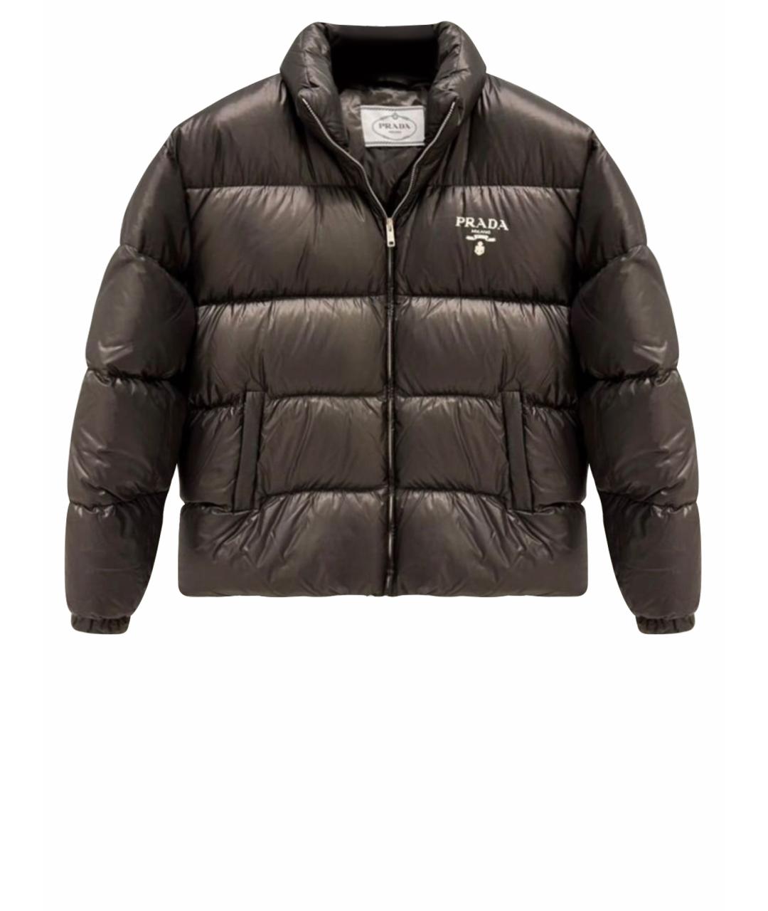 PRADA Черный пуховик, фото 1