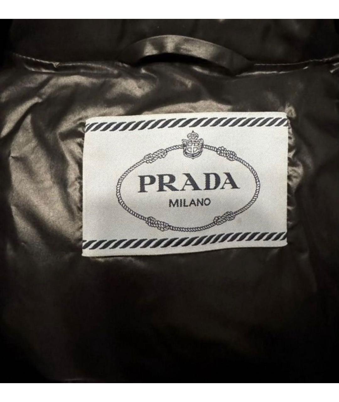 PRADA Черный пуховик, фото 5