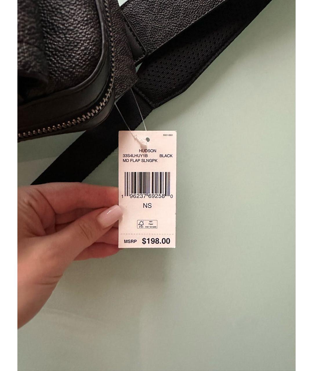 MICHAEL KORS Черная сумка на плечо, фото 5