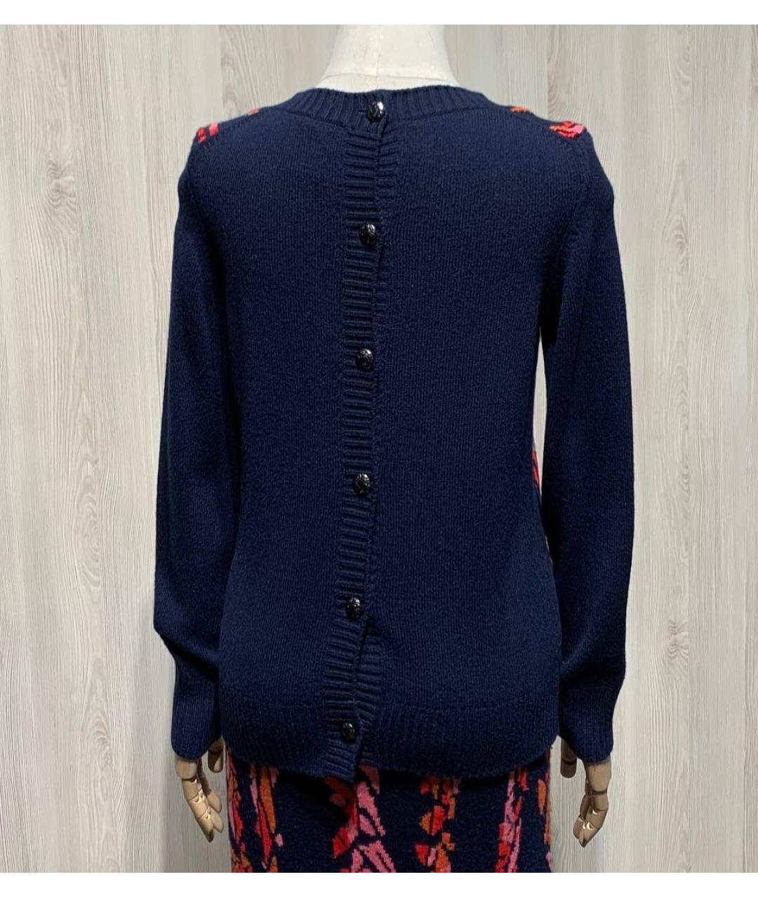 CHANEL Темно-синий кашемировый костюм с юбками, фото 3