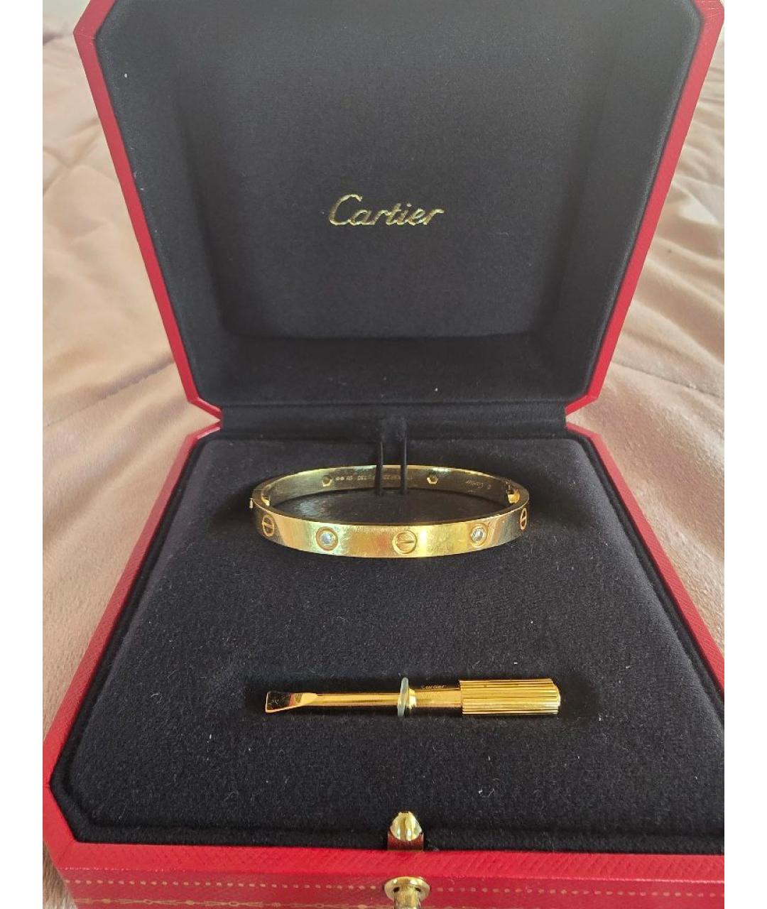 CARTIER Золотой браслет из желтого золота, фото 3