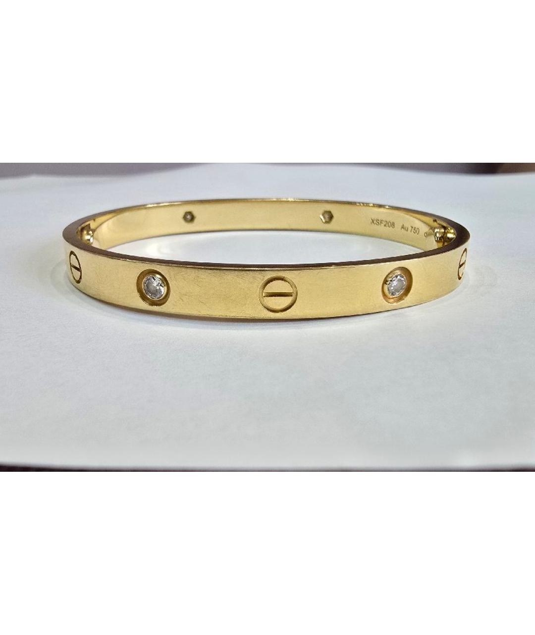 CARTIER Золотой браслет из желтого золота, фото 2