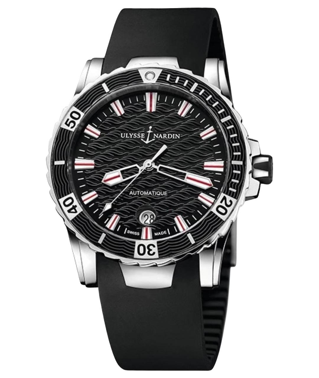 Ulysse Nardin Черные металлические часы, фото 1