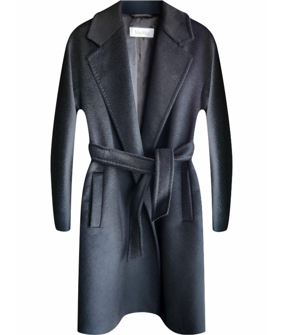 MAX MARA Черное шерстяное пальто, фото 1