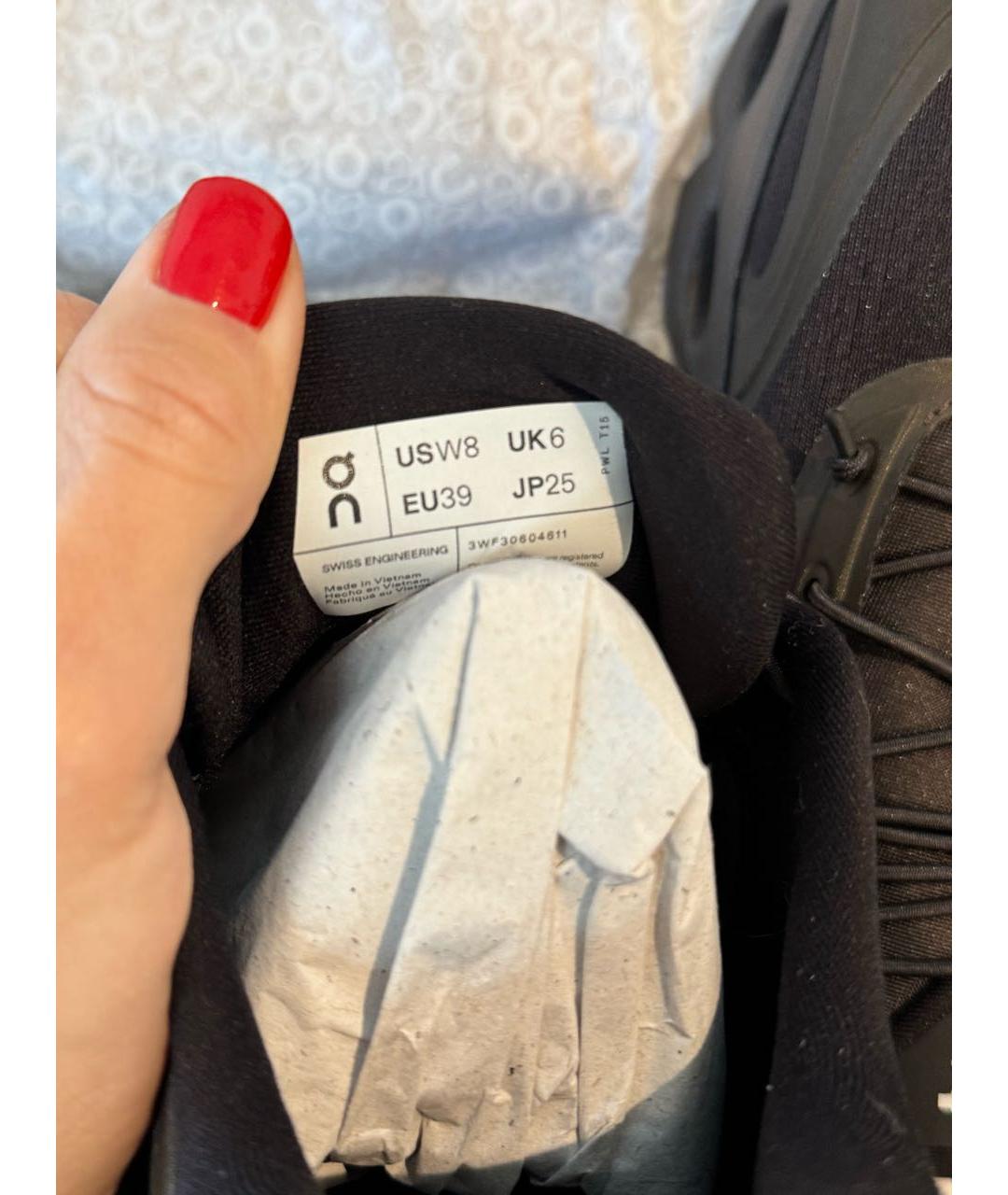 LOEWE Коричневые синтетические кроссовки, фото 5