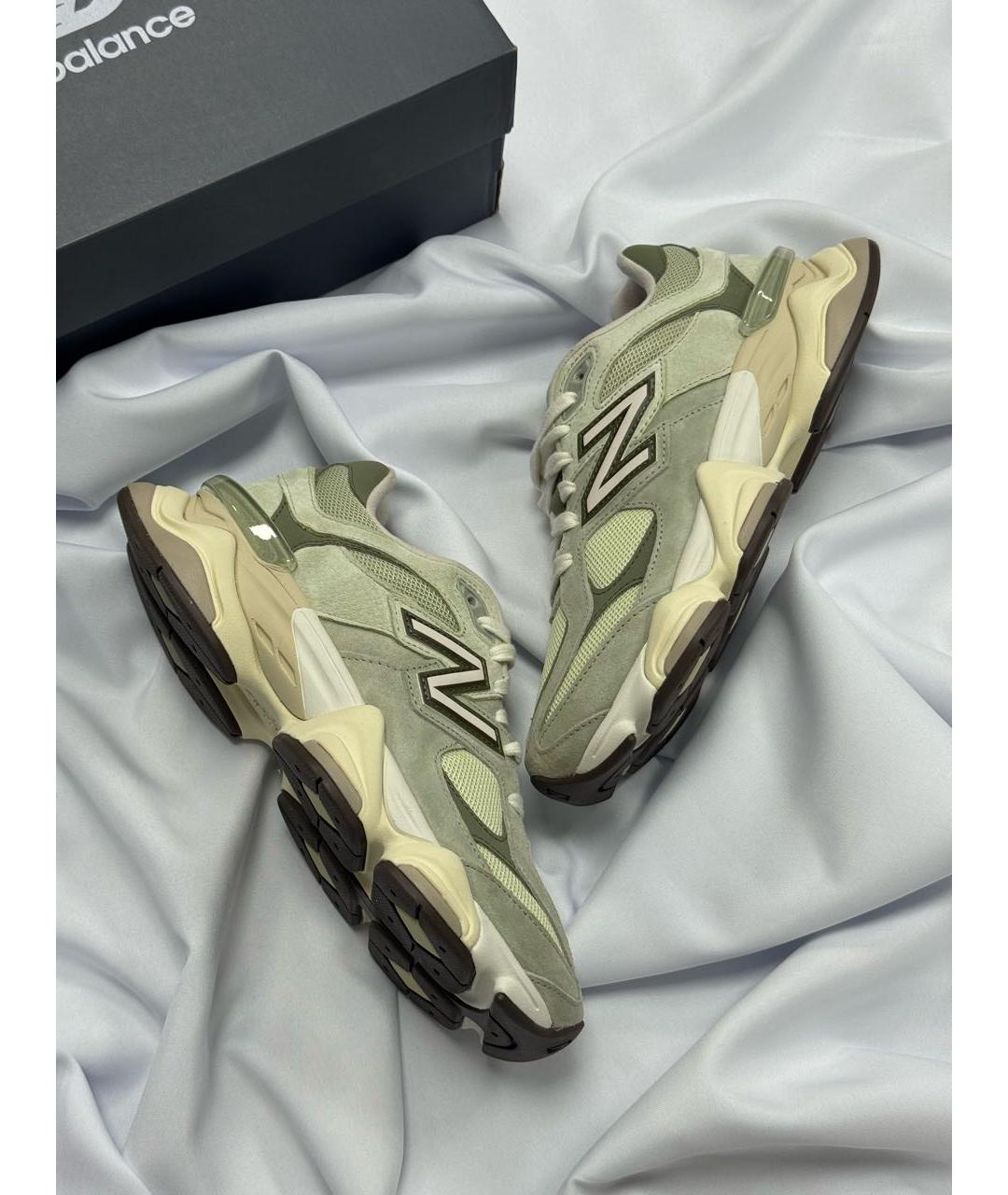 NEW BALANCE Зеленые замшевые кроссовки, фото 3