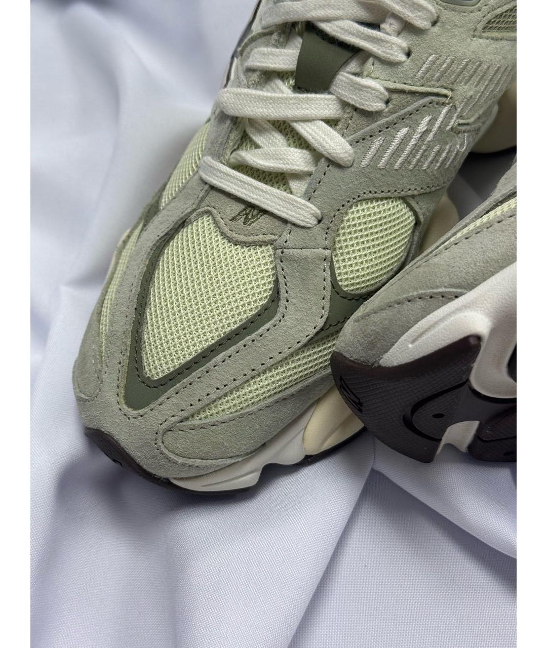 NEW BALANCE Зеленые замшевые кроссовки, фото 5