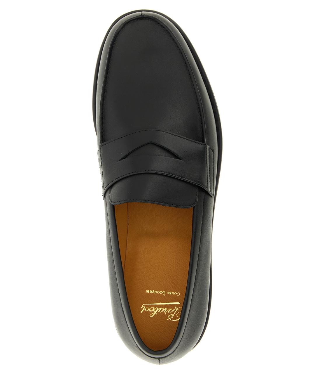 PARABOOT Черные кожаные лоферы, фото 4