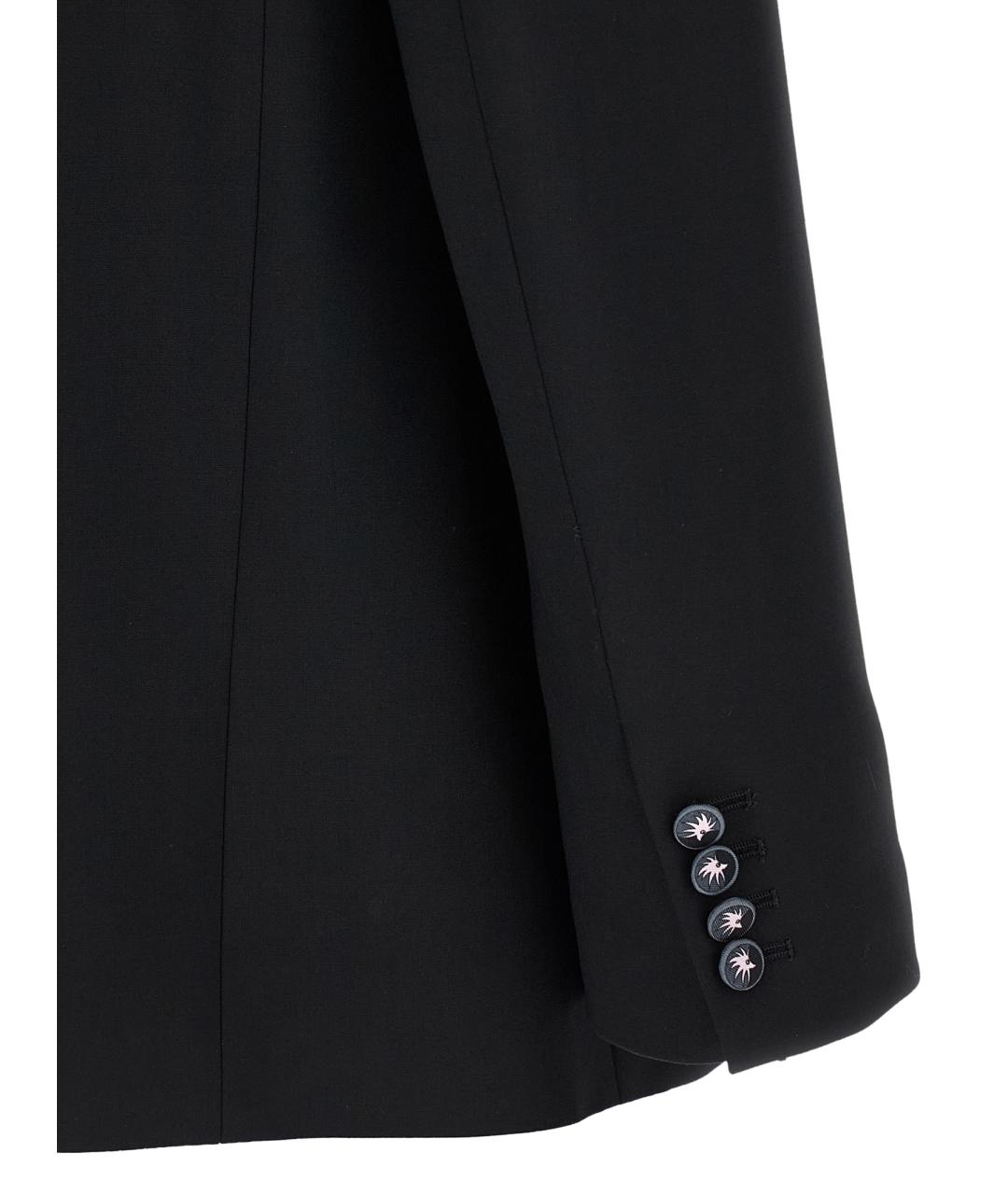 EMILIO PUCCI Черный шерстяной жакет/пиджак, фото 4