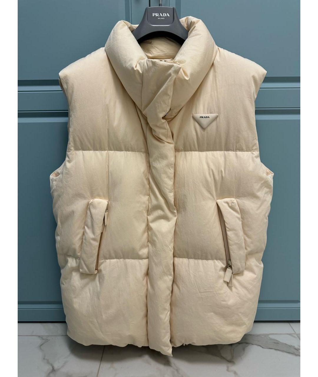 PRADA Бежевый жилет, фото 5