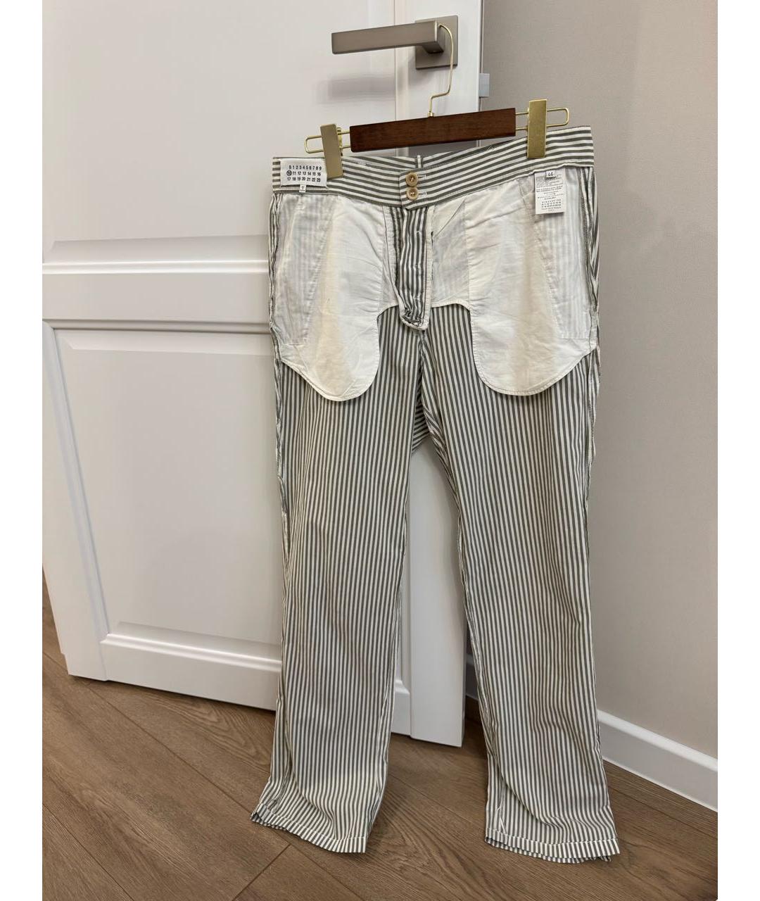 MAISON MARGIELA Хлопковые повседневные брюки, фото 4