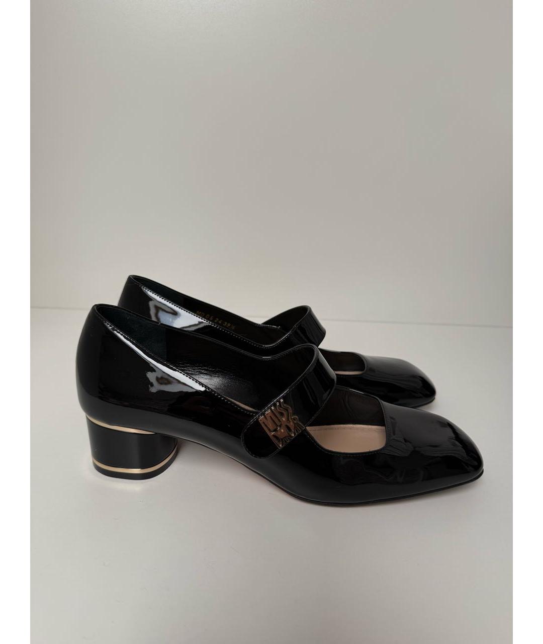 CHRISTIAN DIOR Черные туфли из лакированной кожи, фото 9