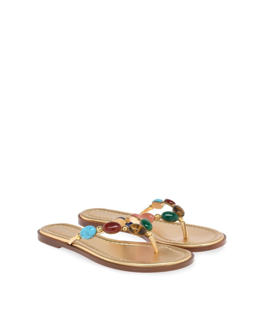 GIANVITO ROSSI Мульти кожаные сандалии, фото 3