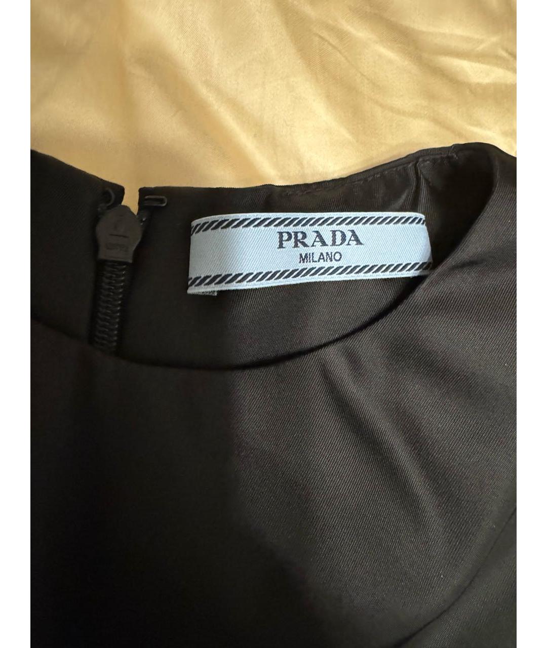 PRADA Черное повседневное платье, фото 5