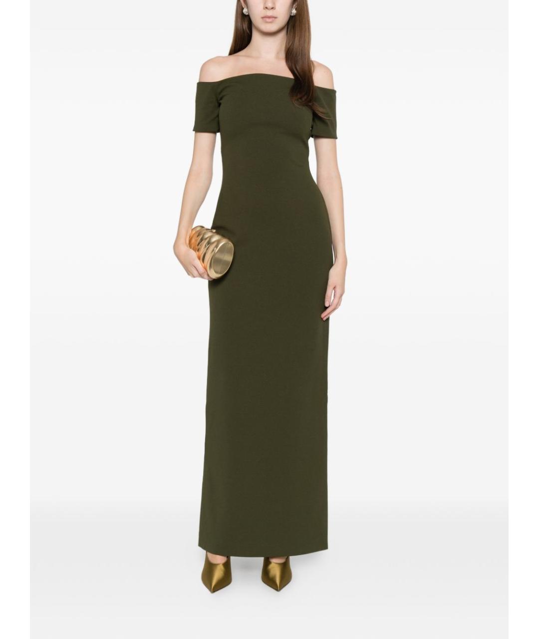 SOLACE LONDON Зеленые полиэстеровое вечернее платье, фото 3