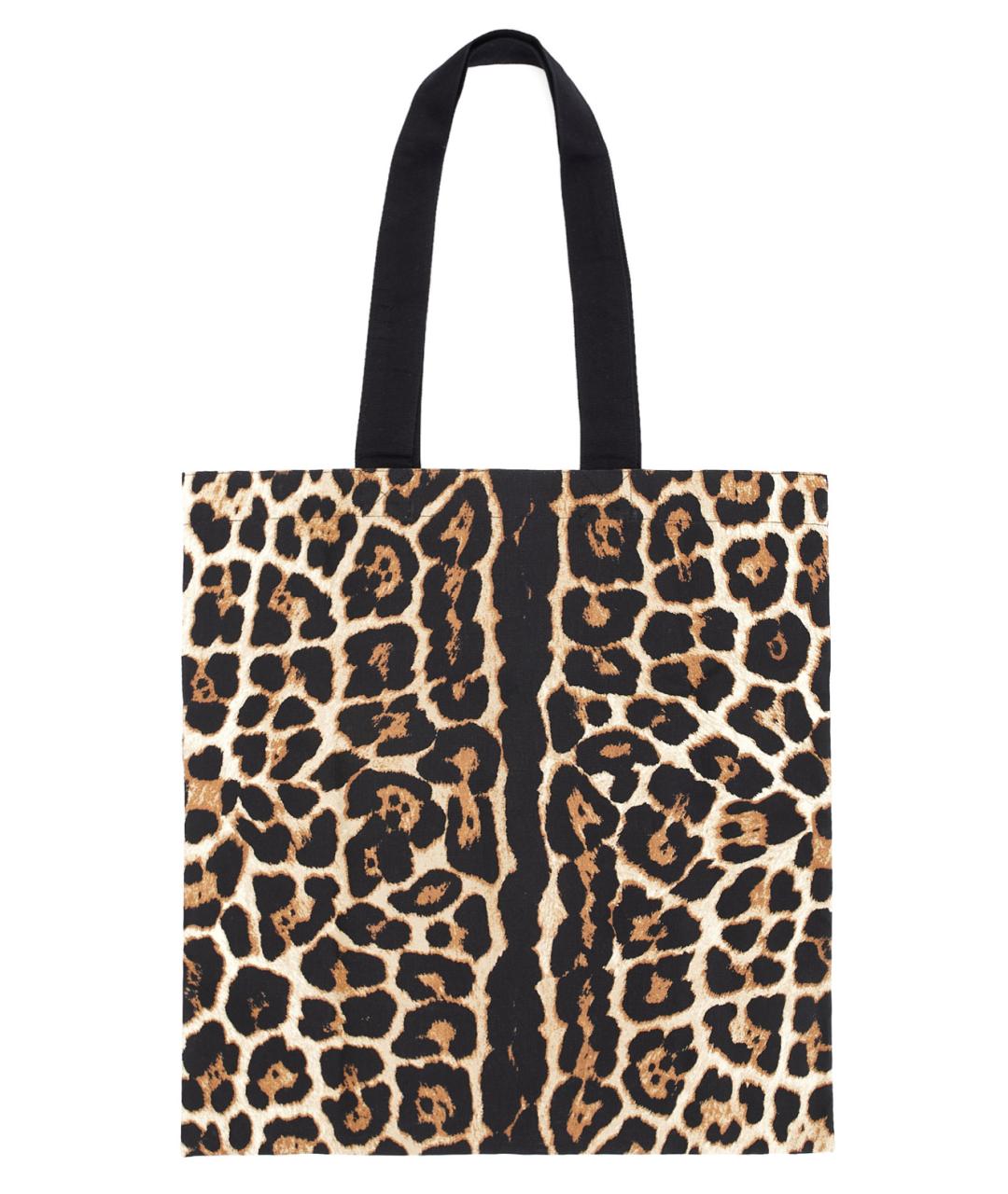 SAINT LAURENT Черная хлопковая сумка тоут, фото 2