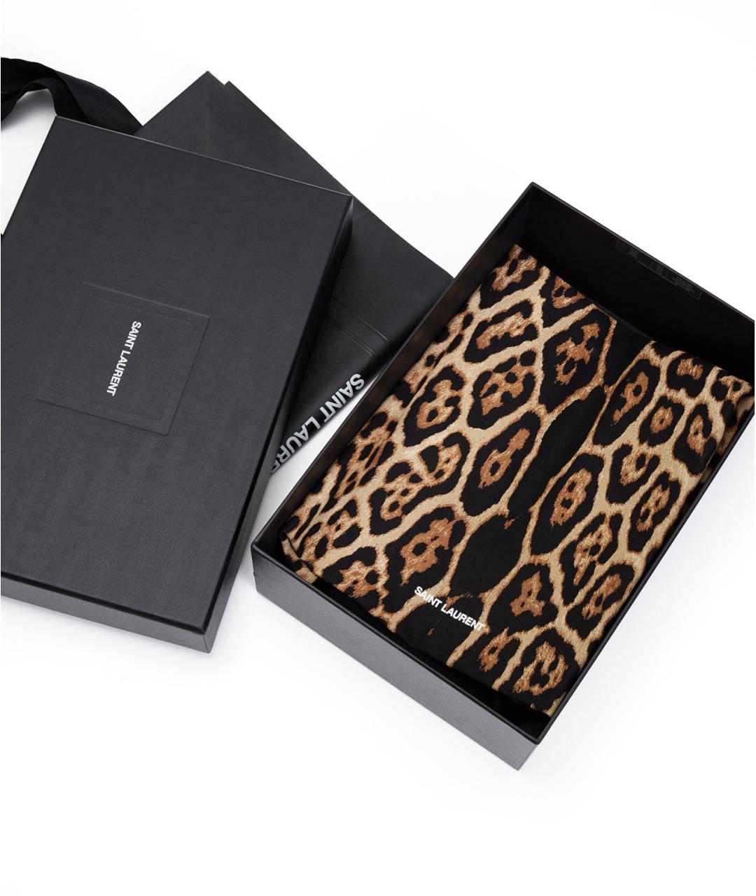 SAINT LAURENT Черная хлопковая сумка тоут, фото 3