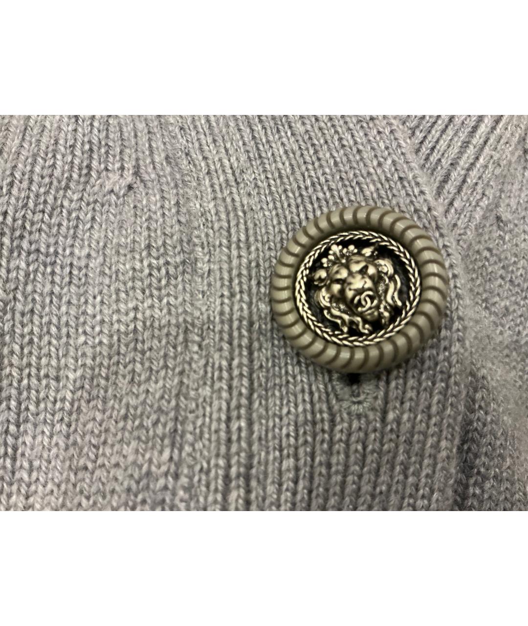 CHANEL Серый кашемировый кардиган, фото 3