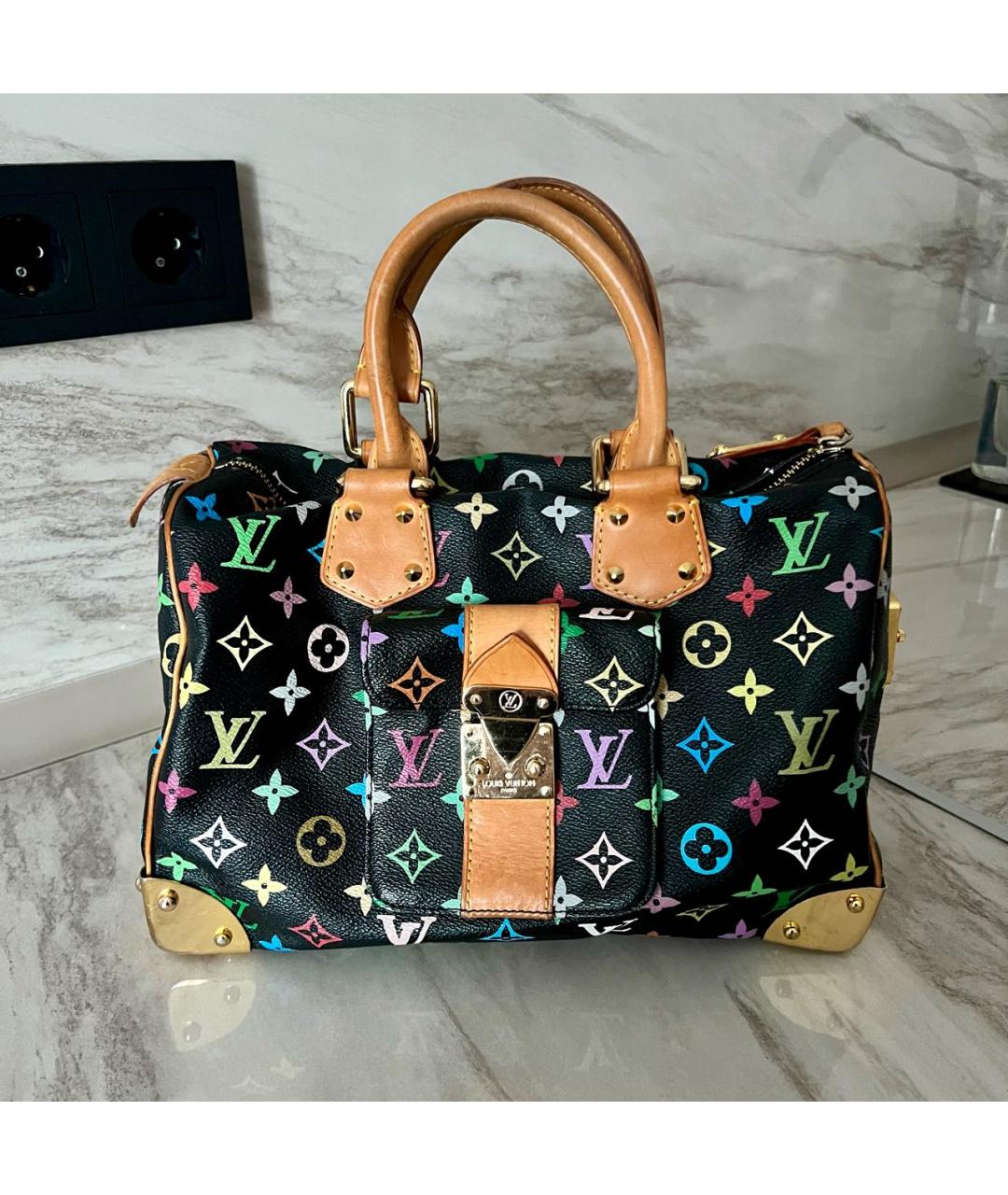 LOUIS VUITTON Мульти кожаная сумка с короткими ручками, фото 8