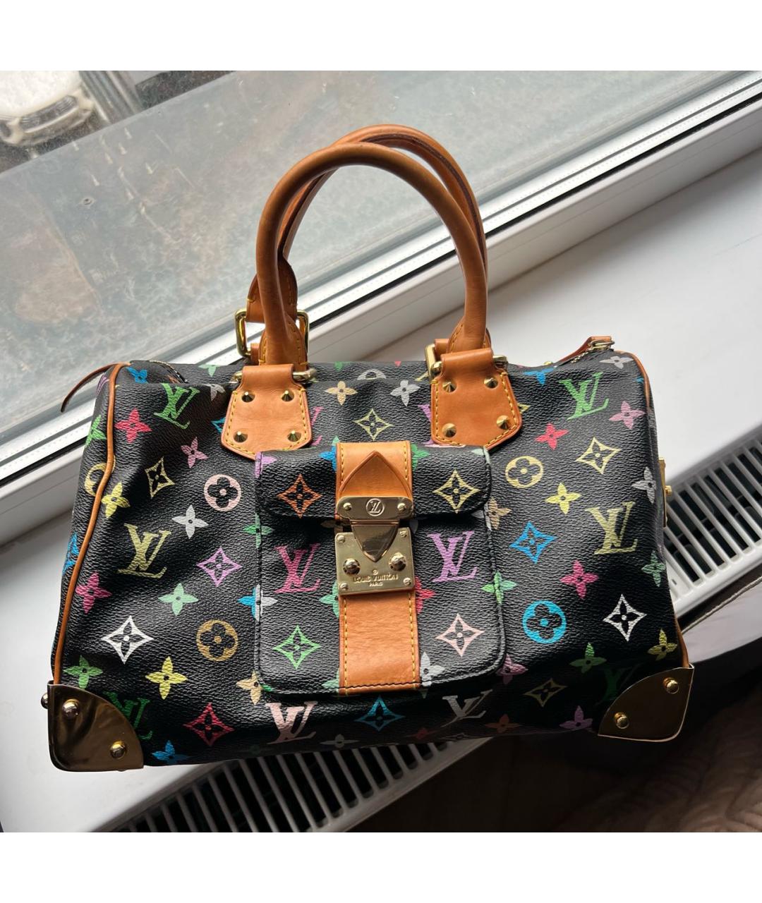 LOUIS VUITTON Мульти кожаная сумка с короткими ручками, фото 7