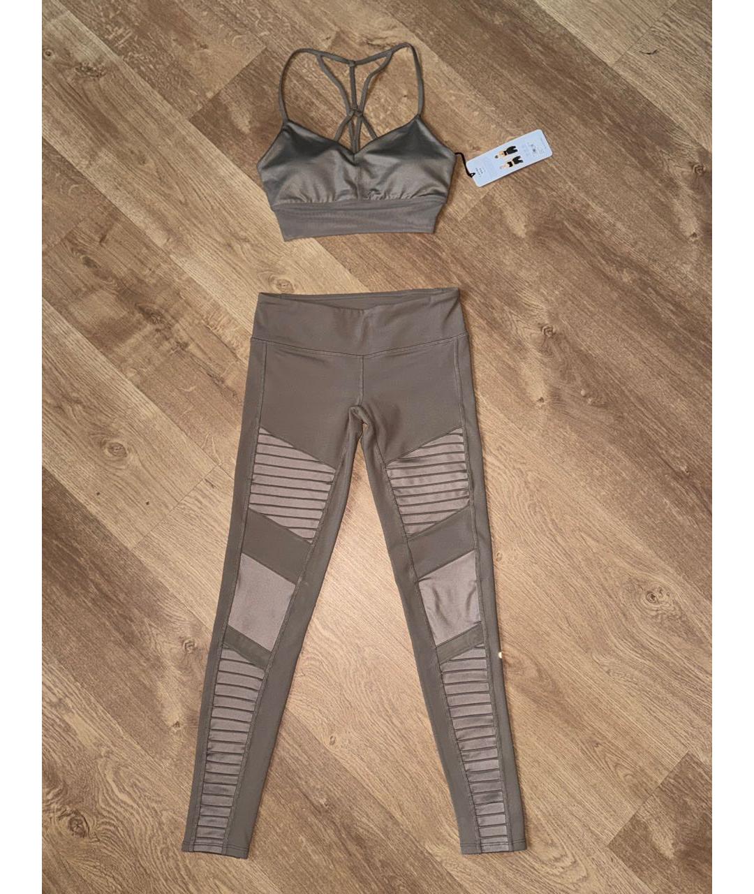 ALO YOGA Бежевый полиэстеровый спортивные костюмы, фото 8