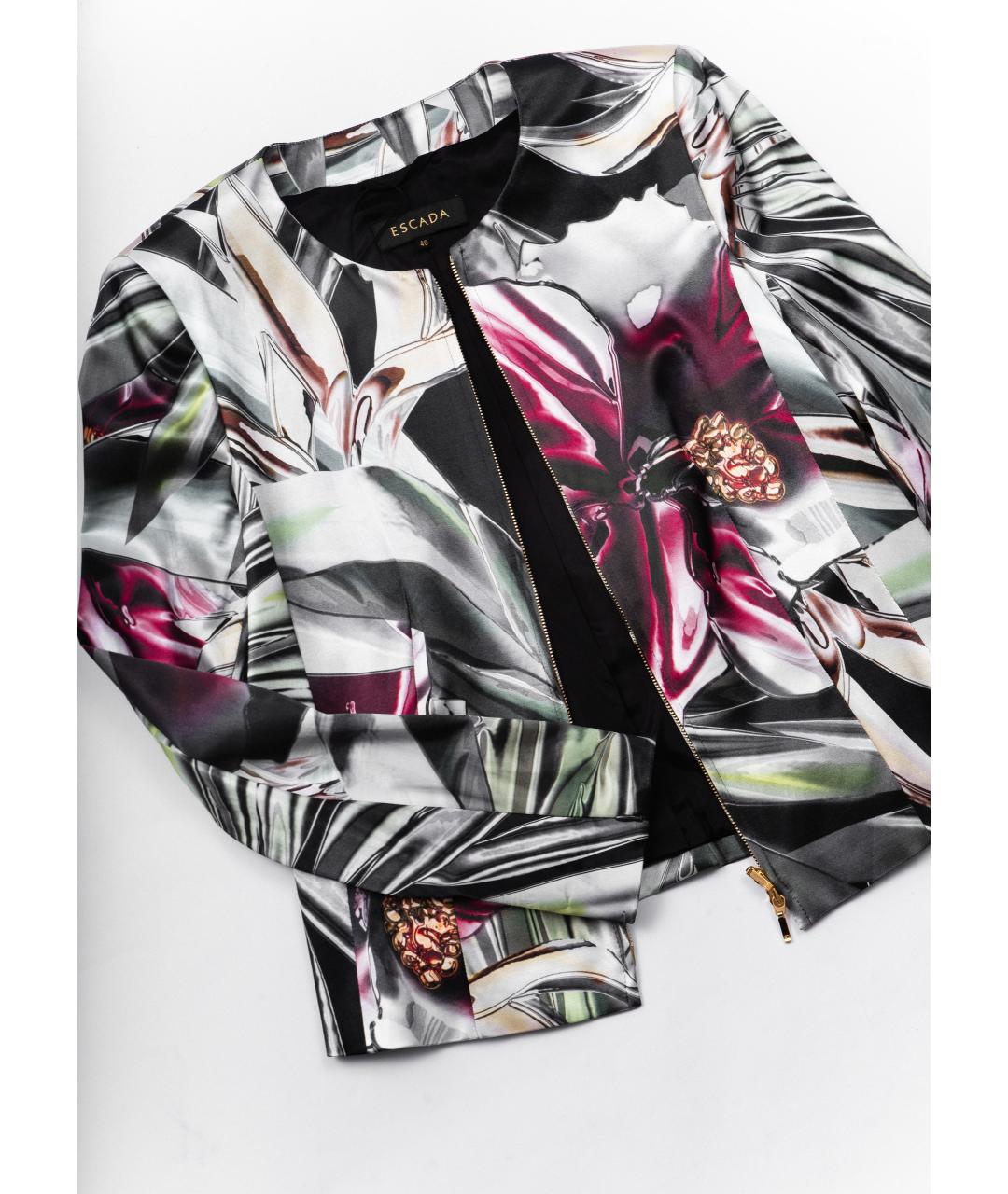 ESCADA Мульти атласный жакет/пиджак, фото 4