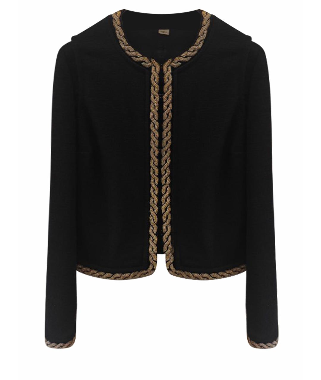 VIKTOR & ROLF Черный шерстяной жакет/пиджак, фото 1