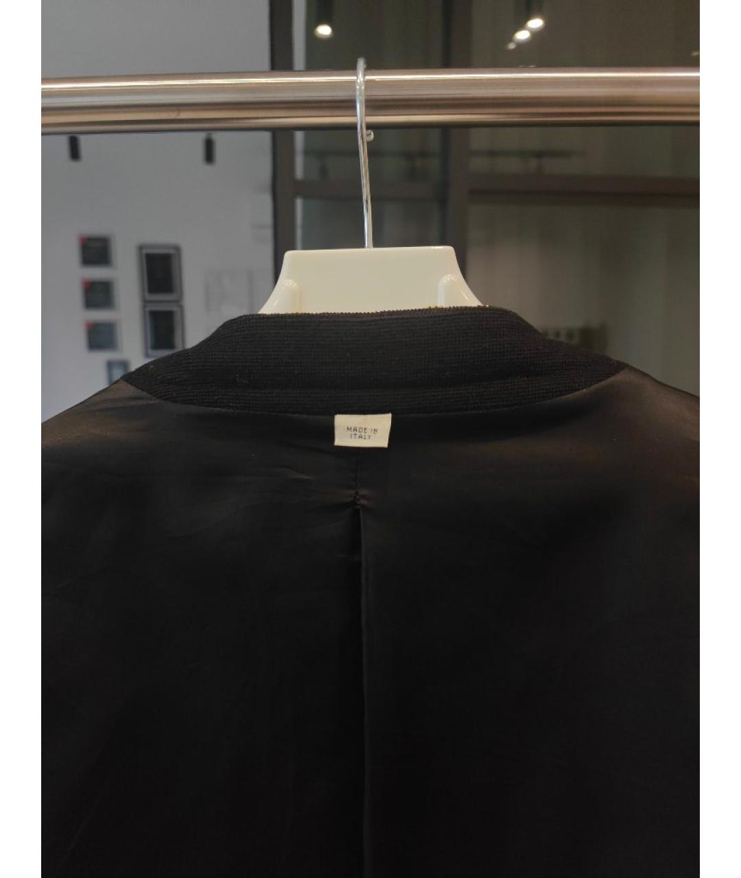 VIKTOR & ROLF Черный шерстяной жакет/пиджак, фото 3