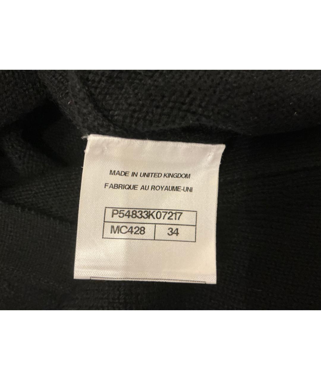 CHANEL Черный кашемировый кардиган, фото 4