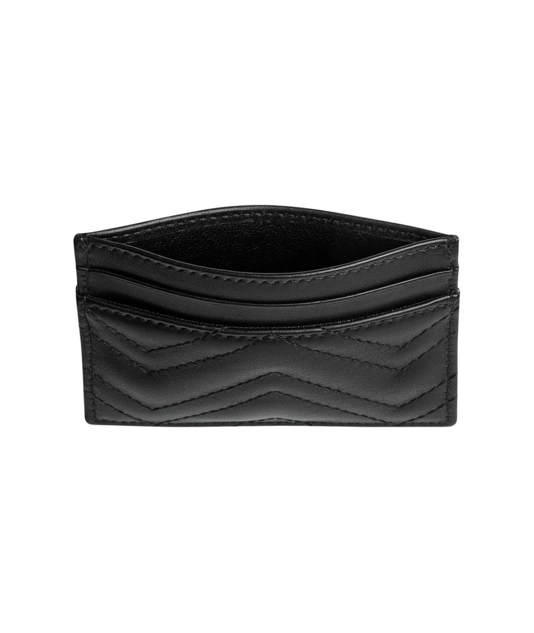 GUCCI Черный кожаный кардхолдер, фото 3