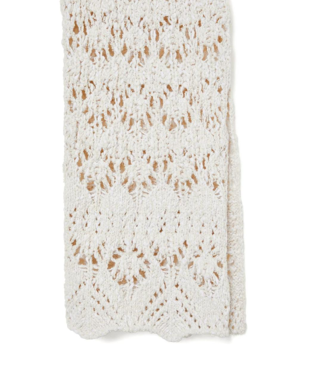 ALANUI Бежевые хлопковые прямые брюки, фото 5