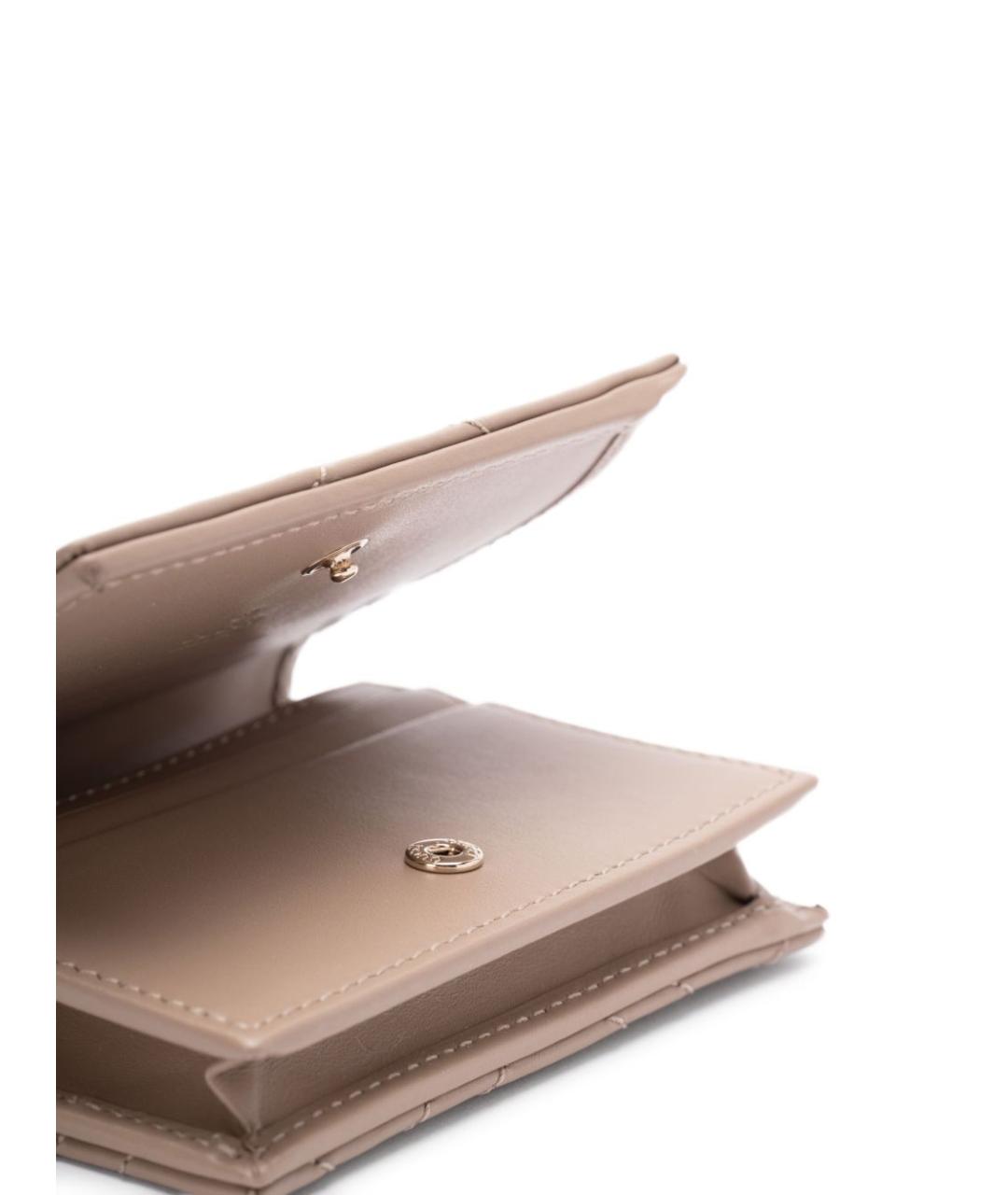 GUCCI Бежевый кожаный кошелек, фото 3