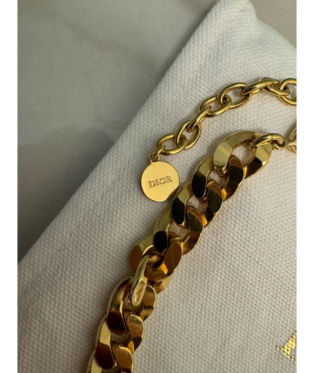 CHRISTIAN DIOR Золотой чокер, фото 2