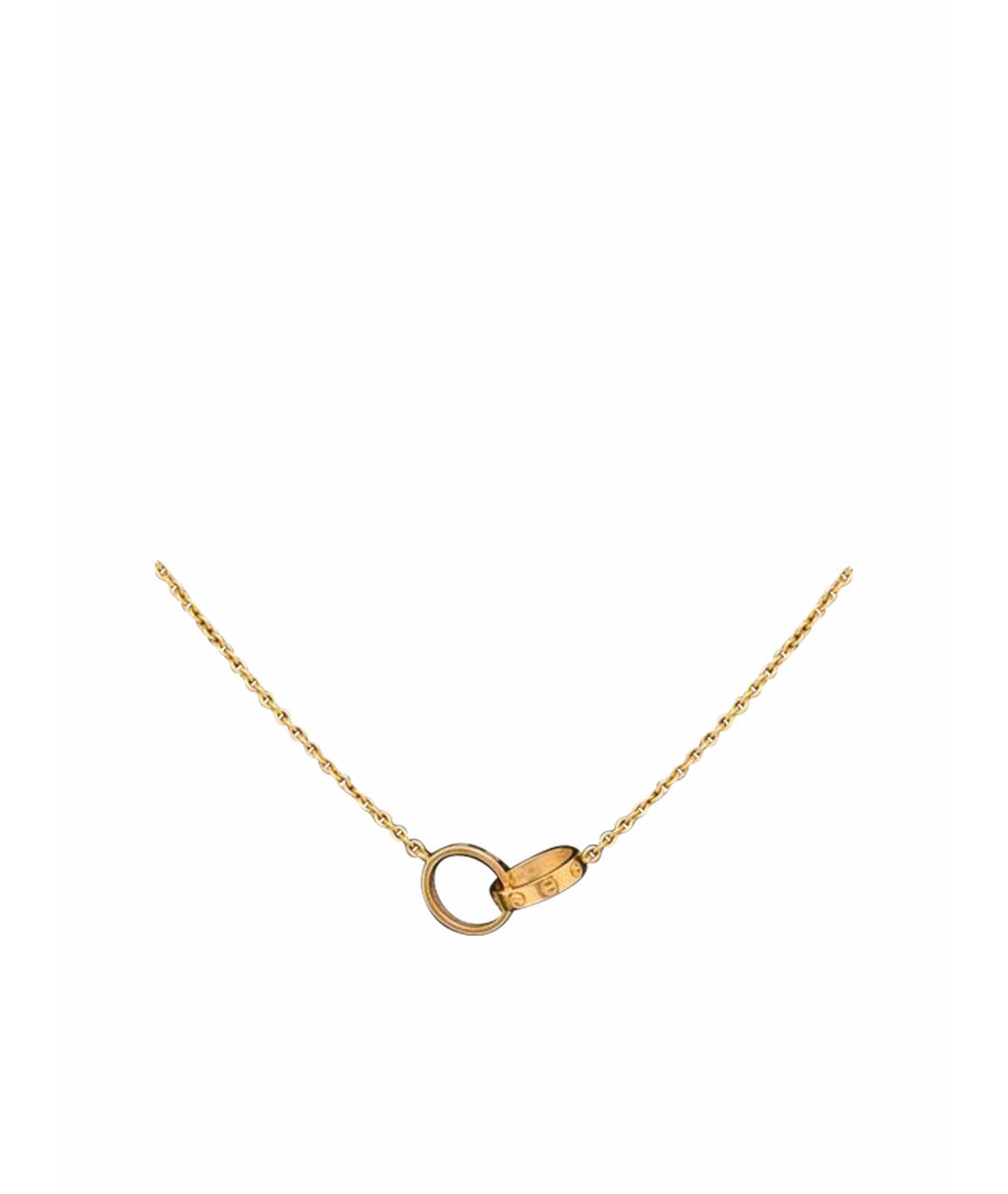 CARTIER Золотое колье из розового золота, фото 1