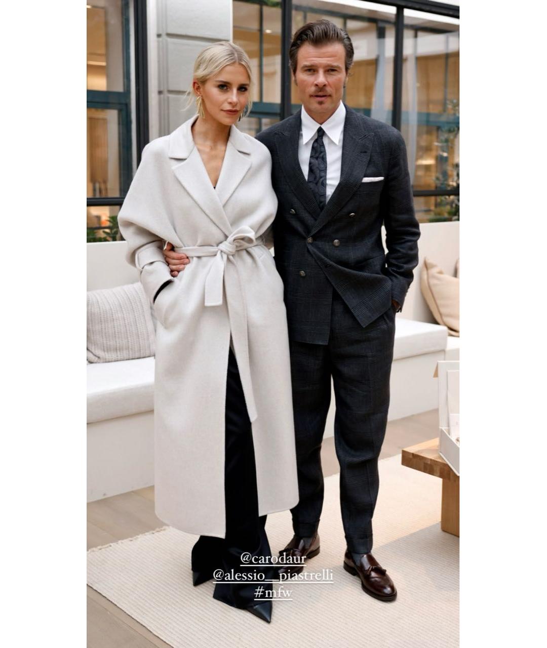 BRUNELLO CUCINELLI Бежевое кашемировое пальто, фото 7