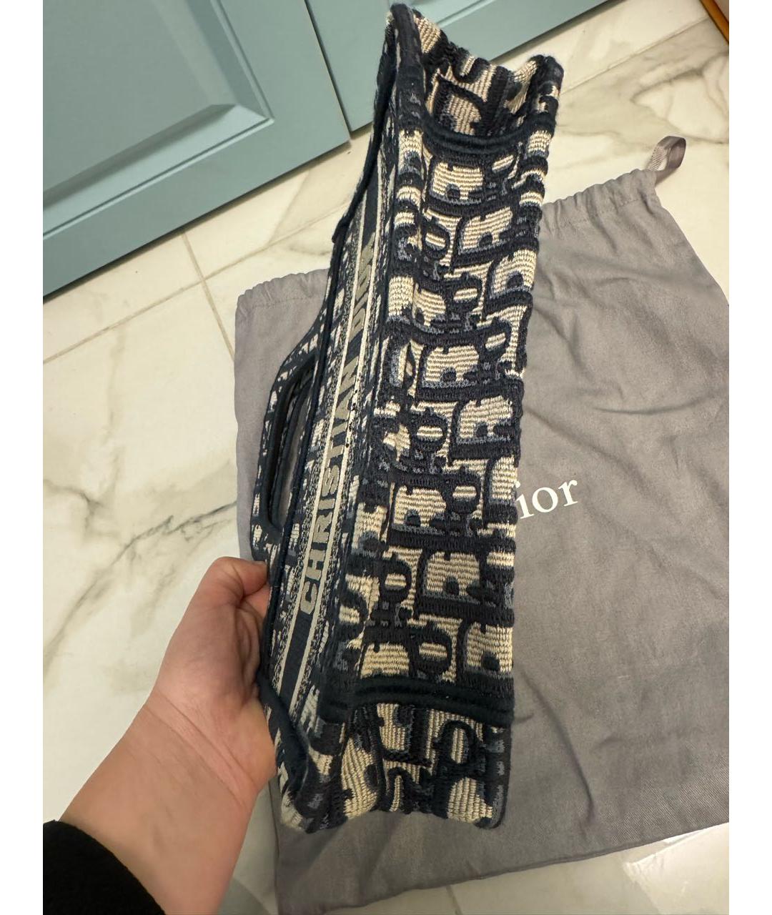 CHRISTIAN DIOR Мульти жаккардовая пляжная сумка, фото 4