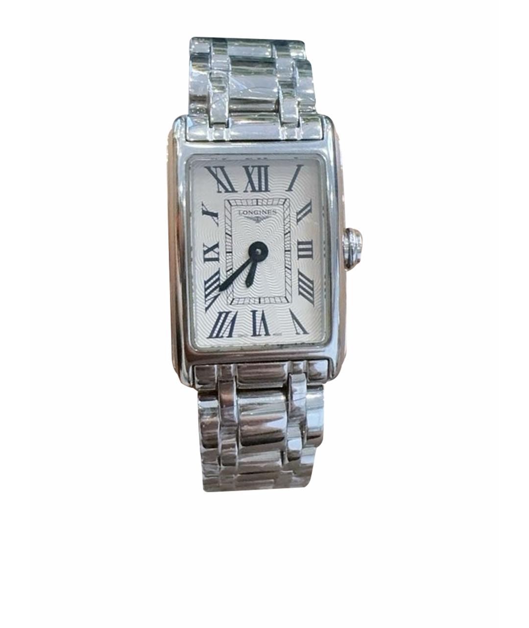 LONGINES Белые металлические часы, фото 1