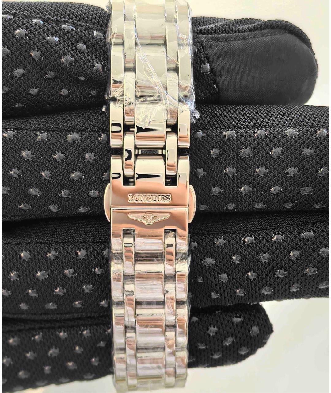 LONGINES Белые металлические часы, фото 5