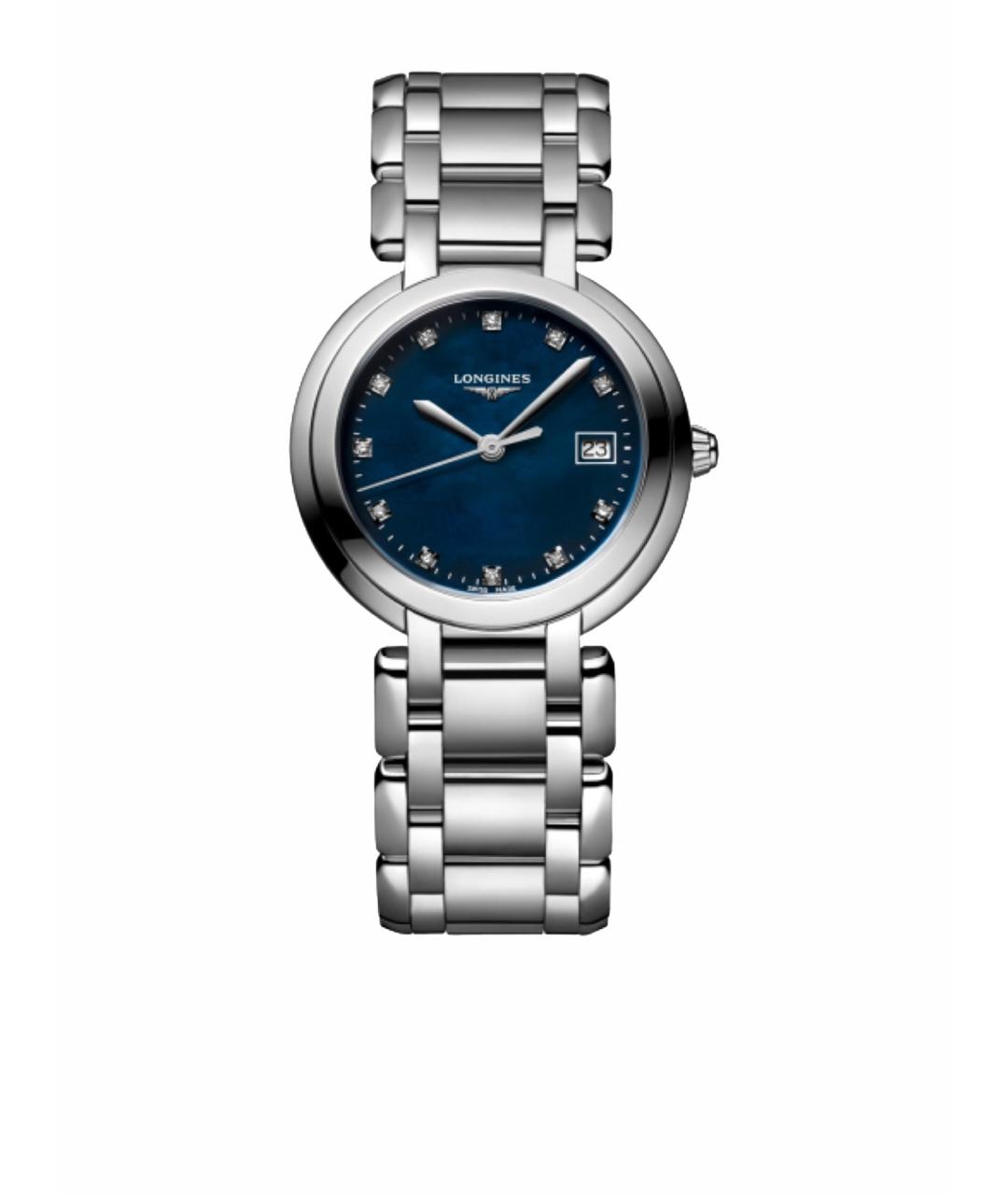 LONGINES Белые металлические часы, фото 1