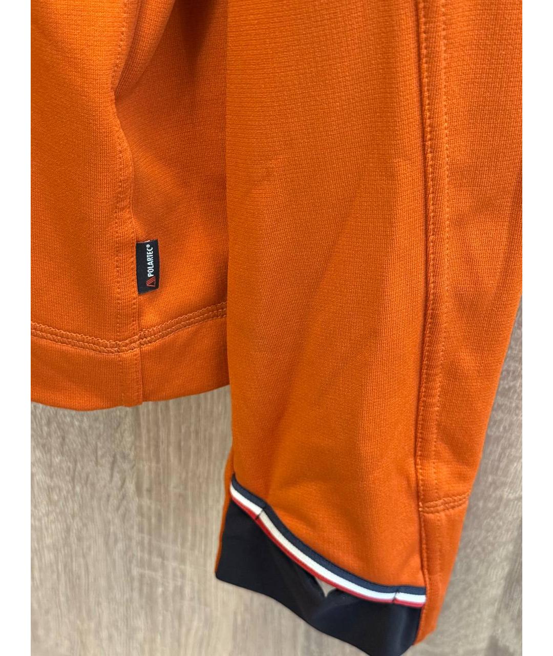 MONCLER GRENOBLE Оранжевый полиамидовый джемпер / свитер, фото 3