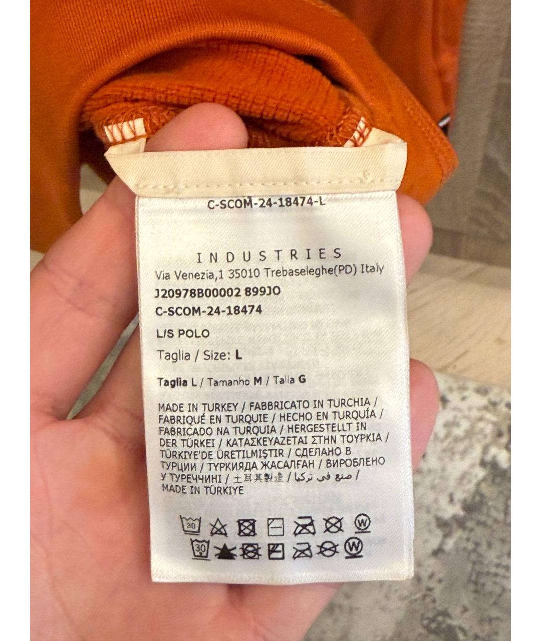 MONCLER GRENOBLE Оранжевый полиамидовый джемпер / свитер, фото 4