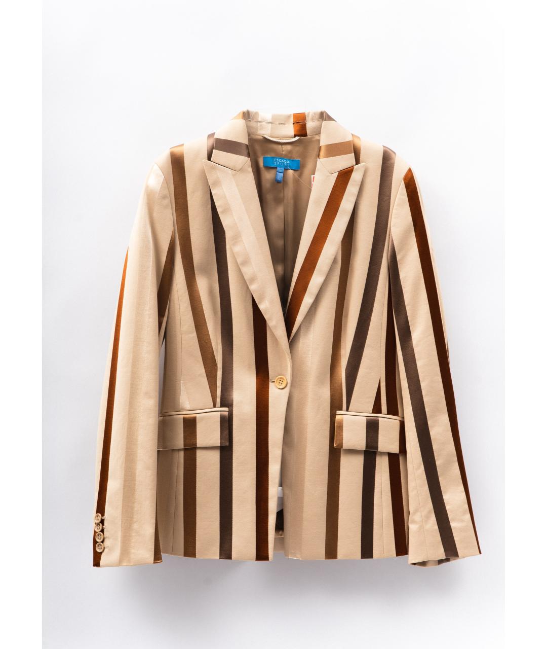 ESCADA Бежевый хлопковый костюм с брюками, фото 2