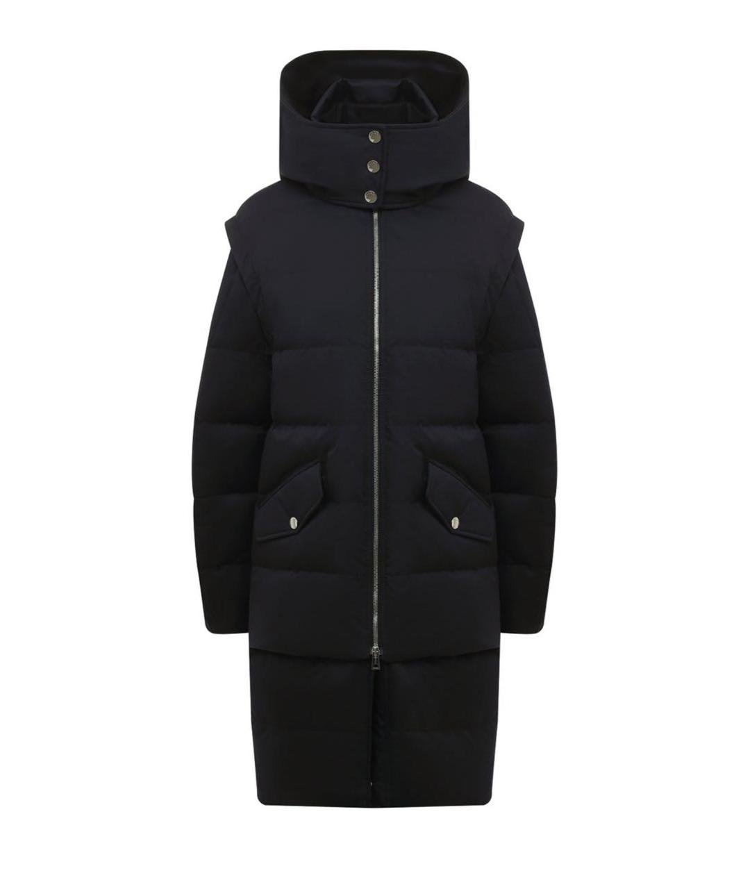 KITON Черный полиэстеровый пуховик, фото 1