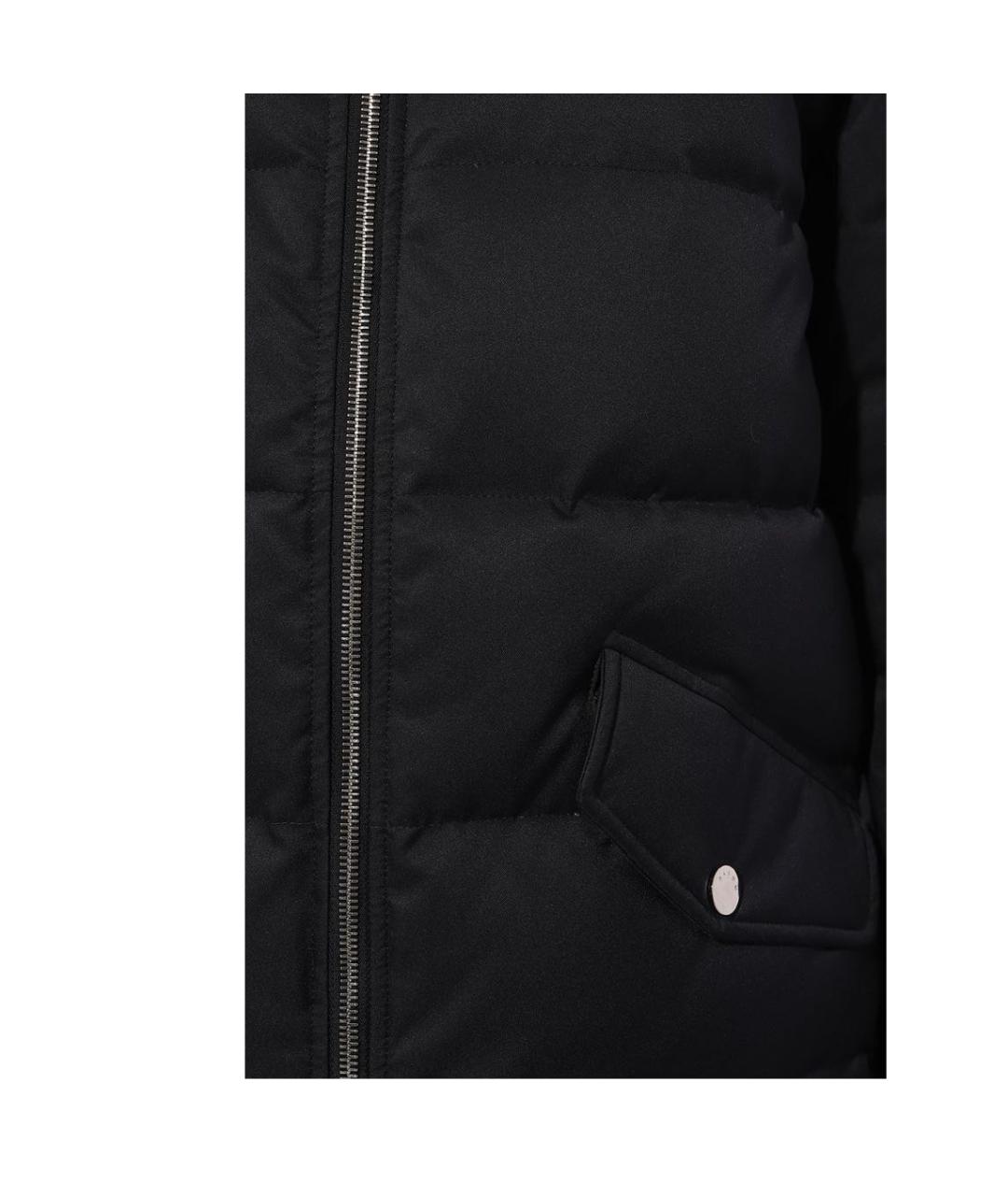 KITON Черный полиэстеровый пуховик, фото 6