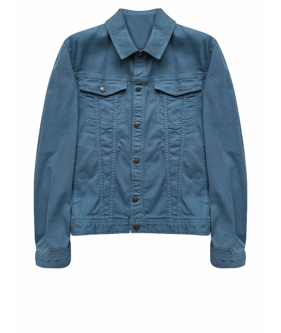 CANALI Голубая деним куртка, фото 1
