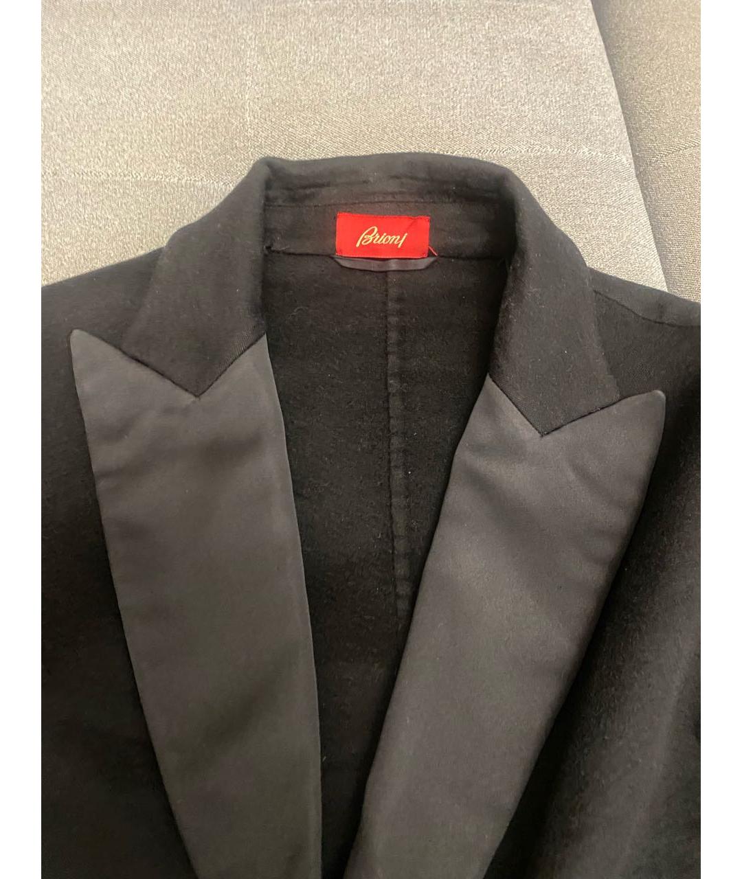 BRIONI Черное кашемировое пальто, фото 2