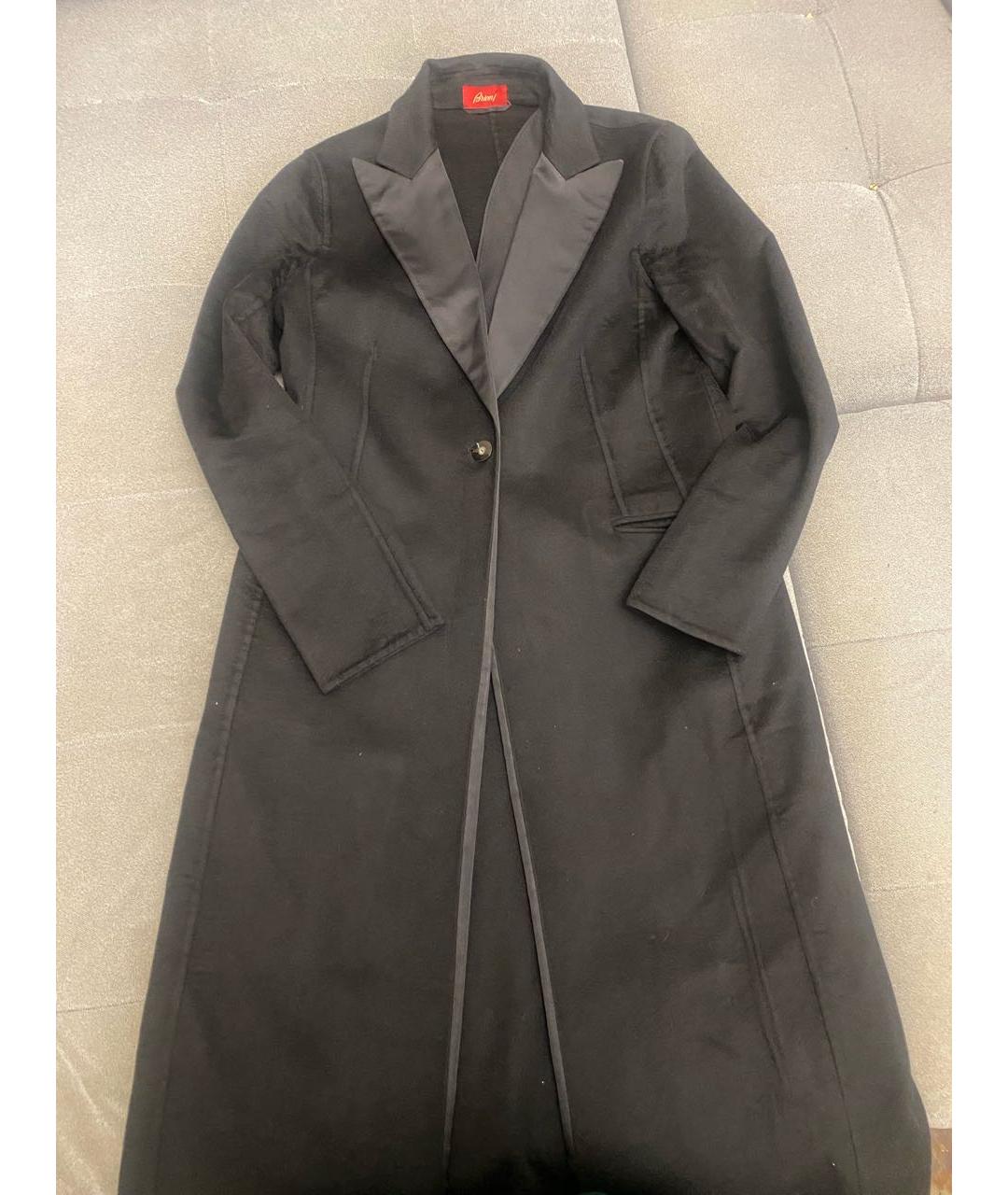 BRIONI Черное кашемировое пальто, фото 3