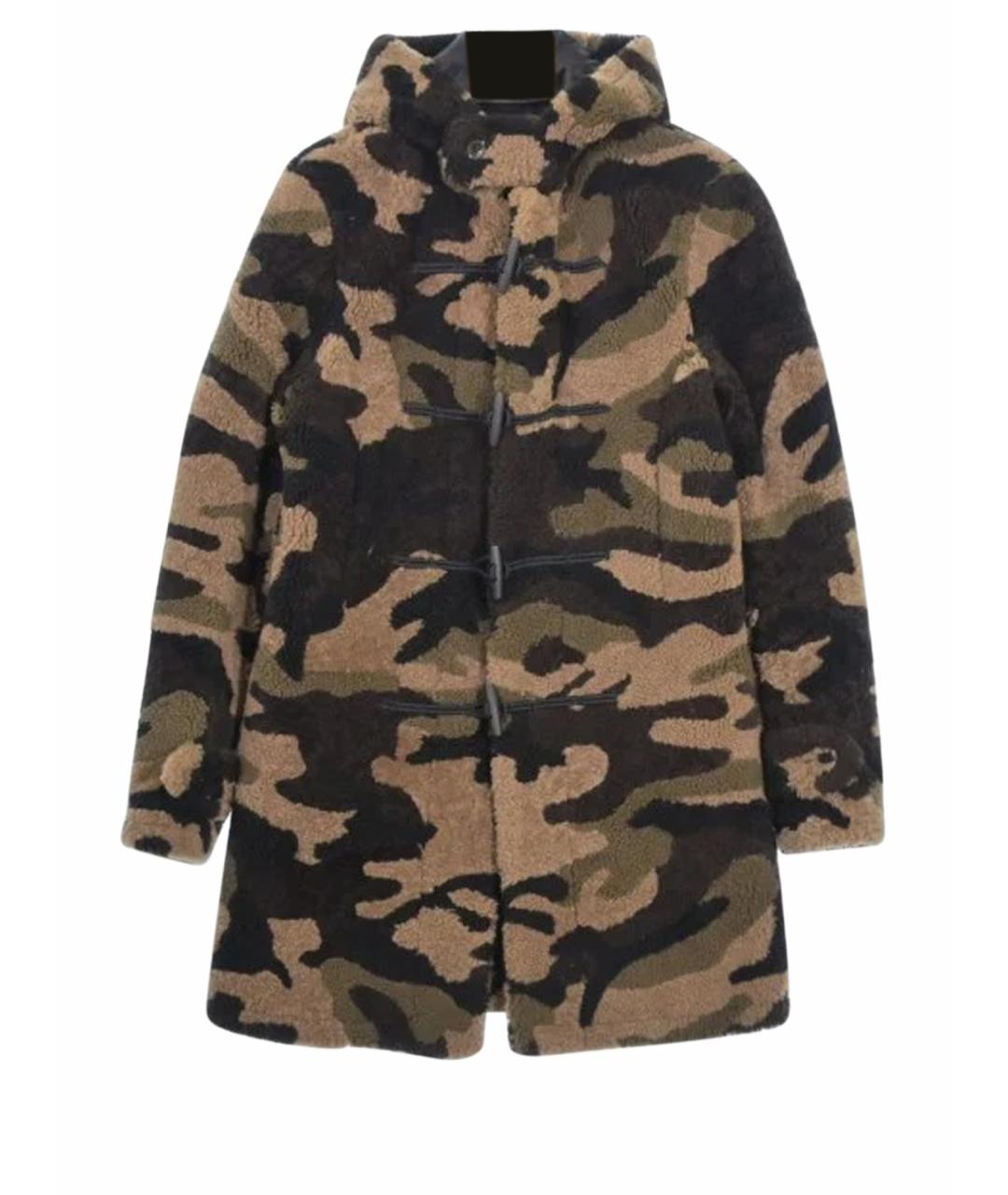 SAINT LAURENT Бежевая дубленка/шуба, фото 1