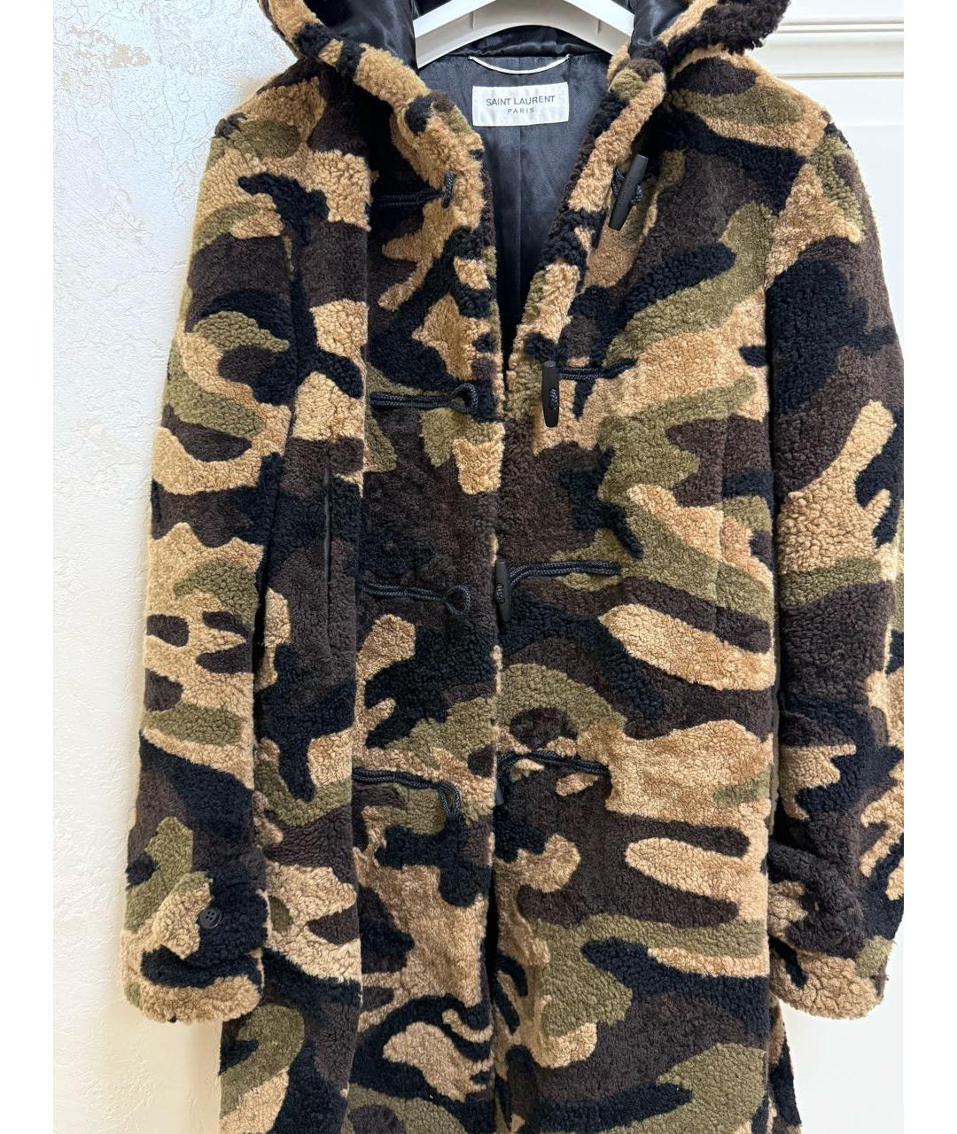 SAINT LAURENT Бежевая дубленка/шуба, фото 4