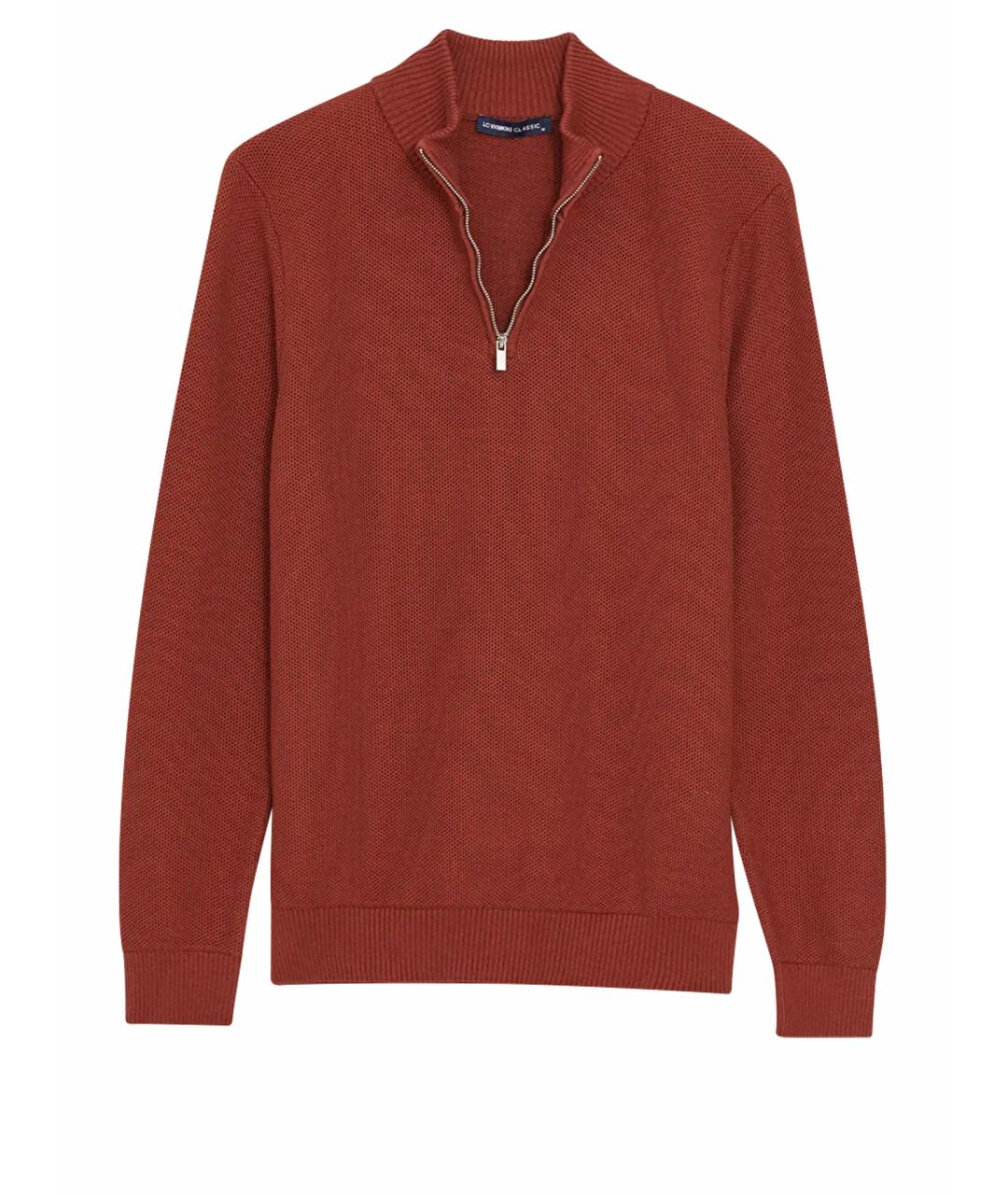 12 STOREEZ Красный шерстяной джемпер / свитер, фото 1